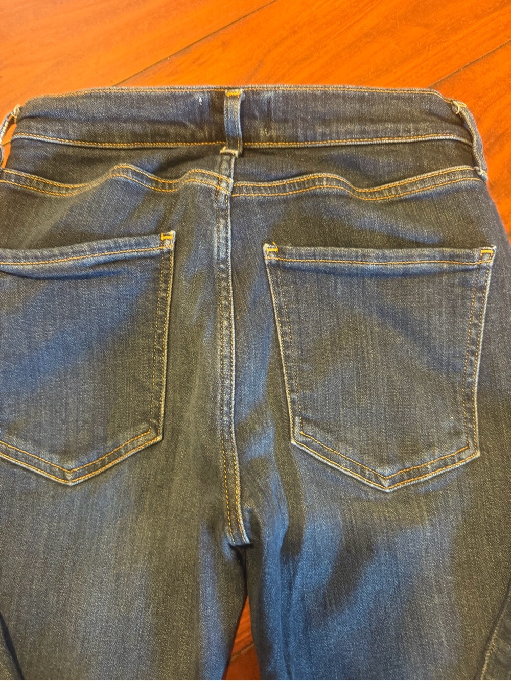 Agolde Indigo Slim High-Rise Skinny Jeans - Picture 9 of 10